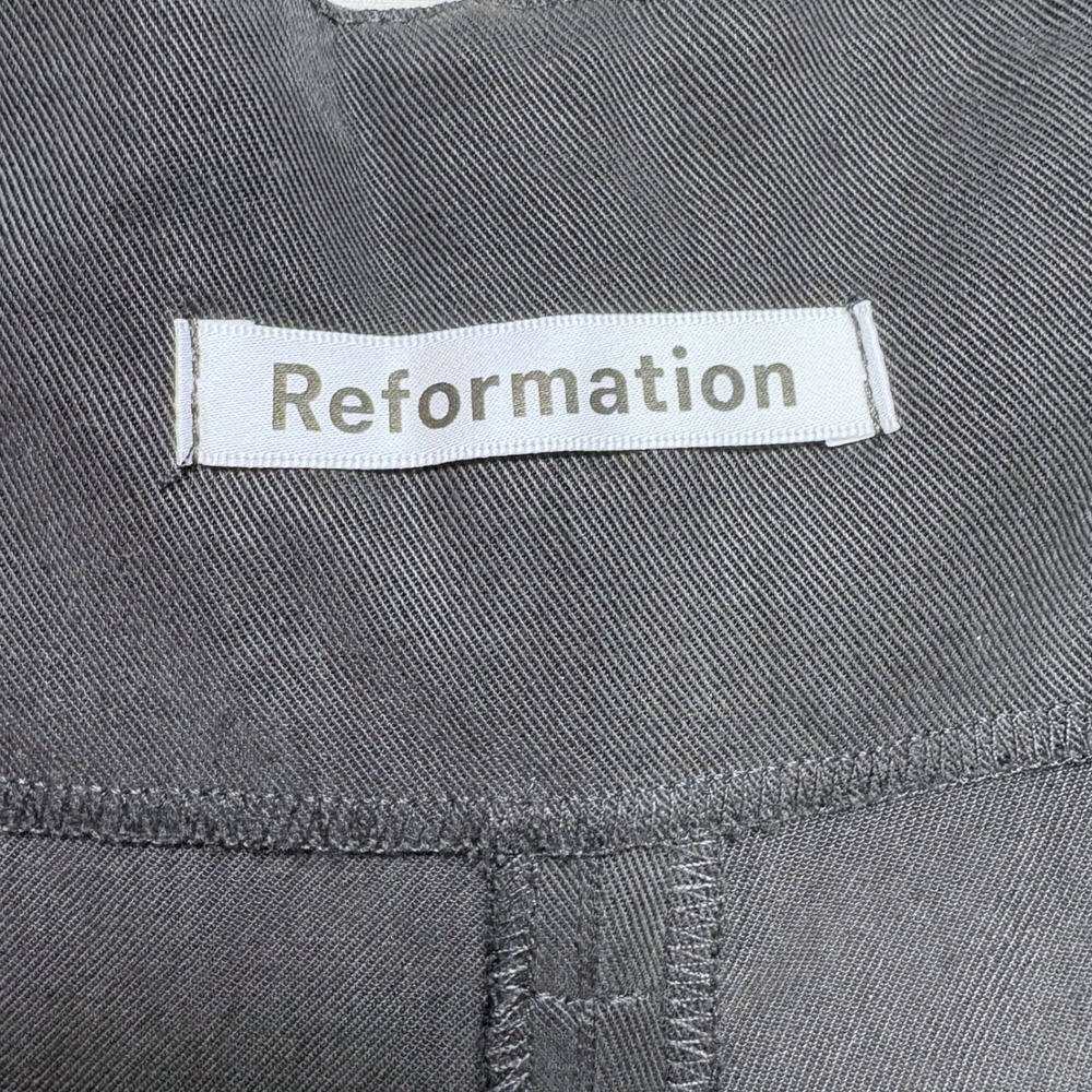 Reformation Avalon Paperbag Waist Pants‎ Trousers 2 Petite Relaxed Fit Going Out - Picture 5 of 10